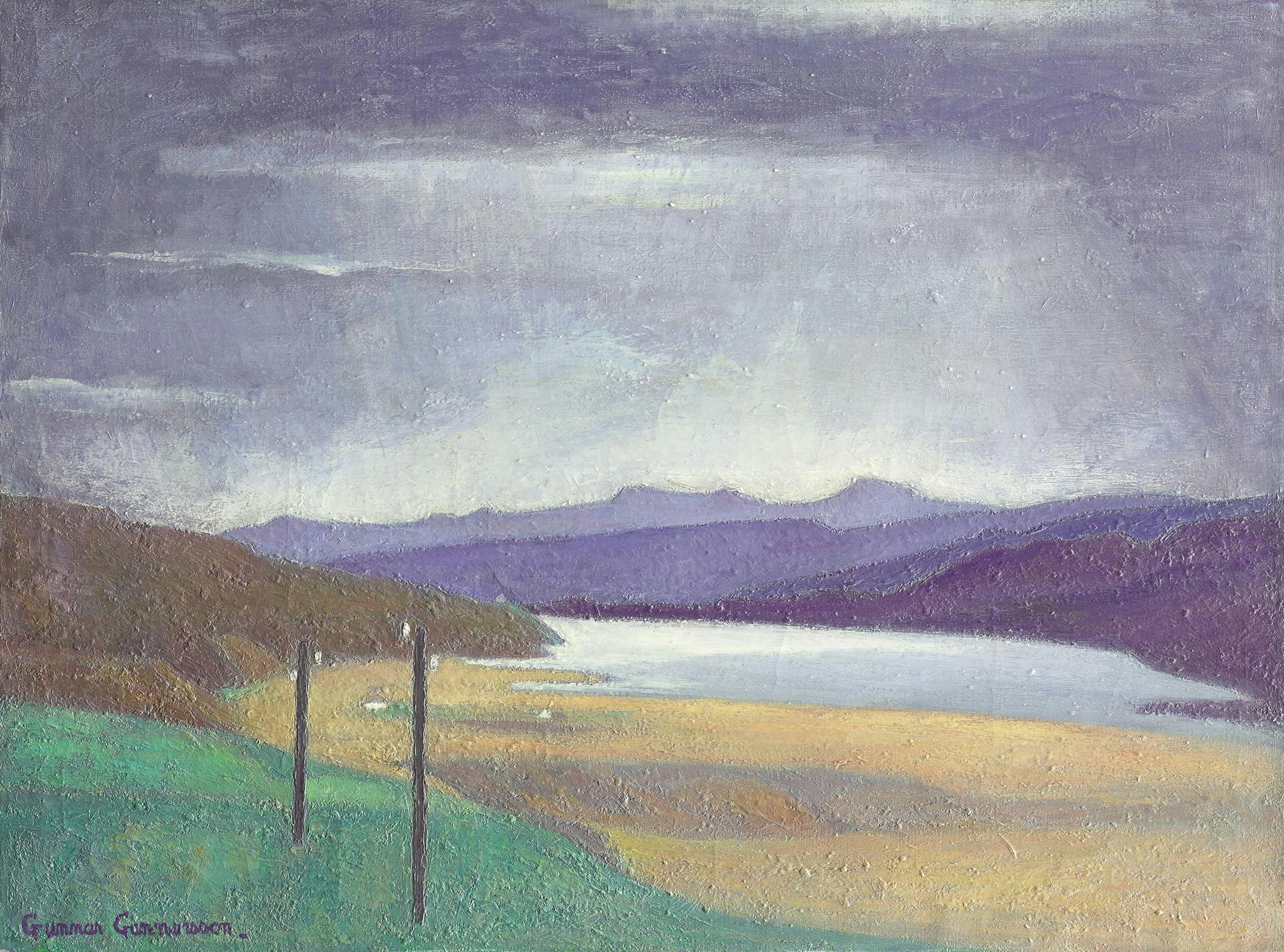 Gunnar Gunnarsson, oil painting, landscape