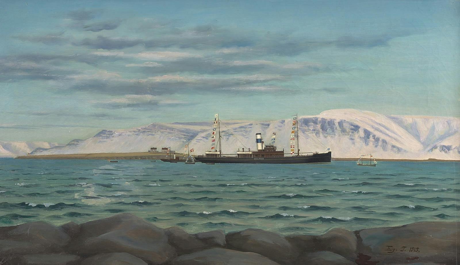LÍ 8053, Eyjólfur Eyfells, Gullfoss 1915